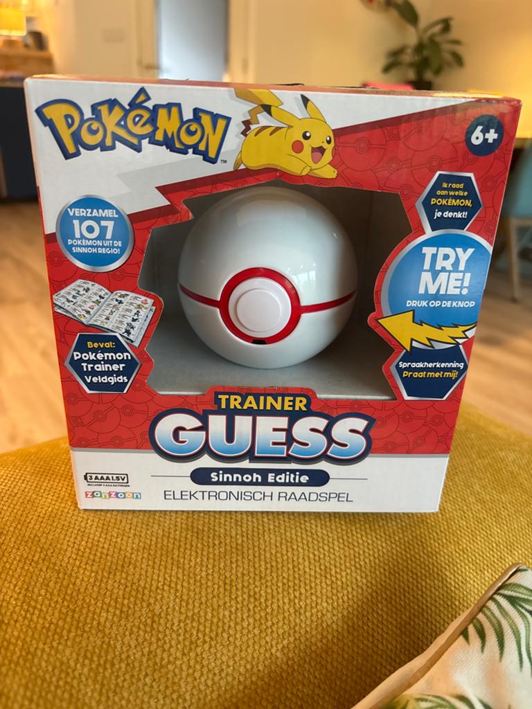 Pokémon Trainer Guess Sinnoh Editie Elektronisch Raadspel, Ophalen, Zo goed als nieuw, Elektronica, Met geluid