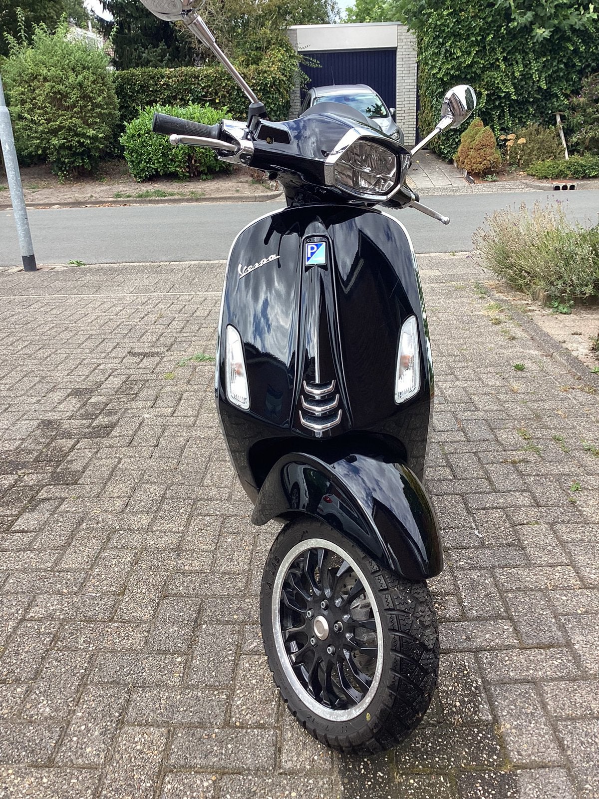 Vespa Sprint zwart 45 km 2024, Fietsen en Brommers, Scooters | Vespa, Ophalen, Gebruikt, Overige modellen, Maximaal 45 km/u