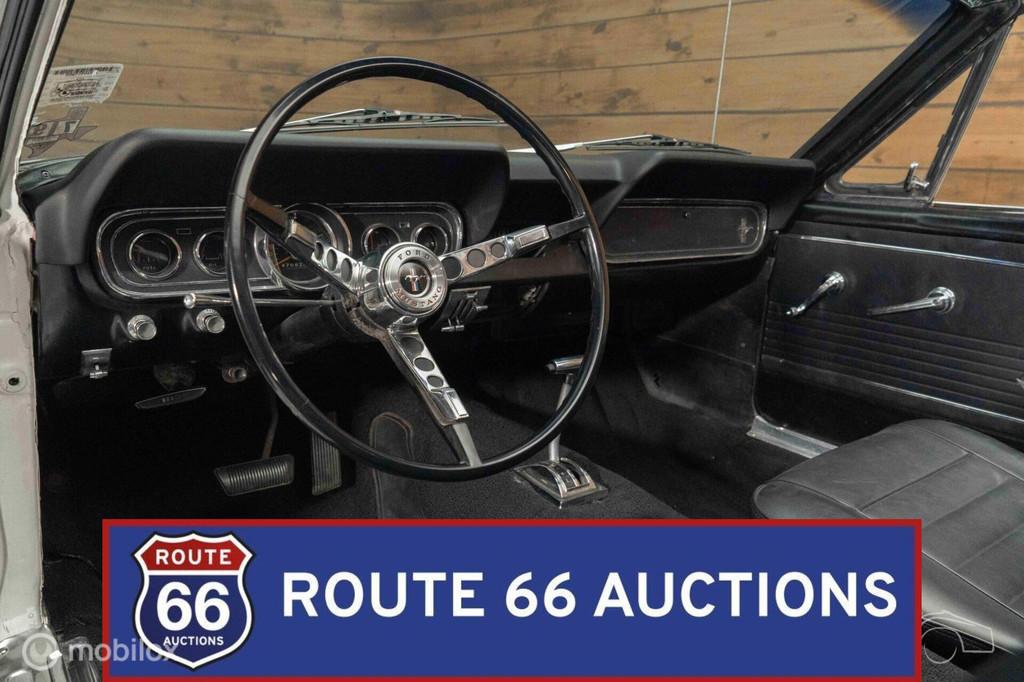 Ford Mustang Cabriolet | 1966 | Route 66 Auctions, Overige carrosserieën, Zwart, Bedrijf, Handgeschakeld