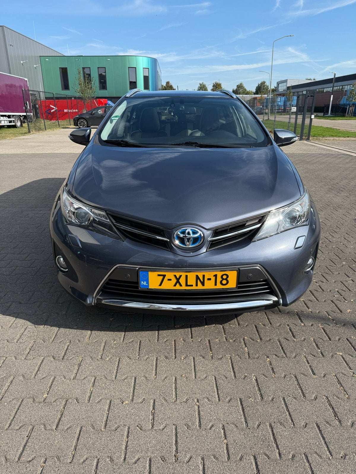 Toyota Auris Touring Sports 1.8 Hybrid Executive | 2014, Auto's, 345 kg, Blauw, Origineel Nederlands, 1798 cc