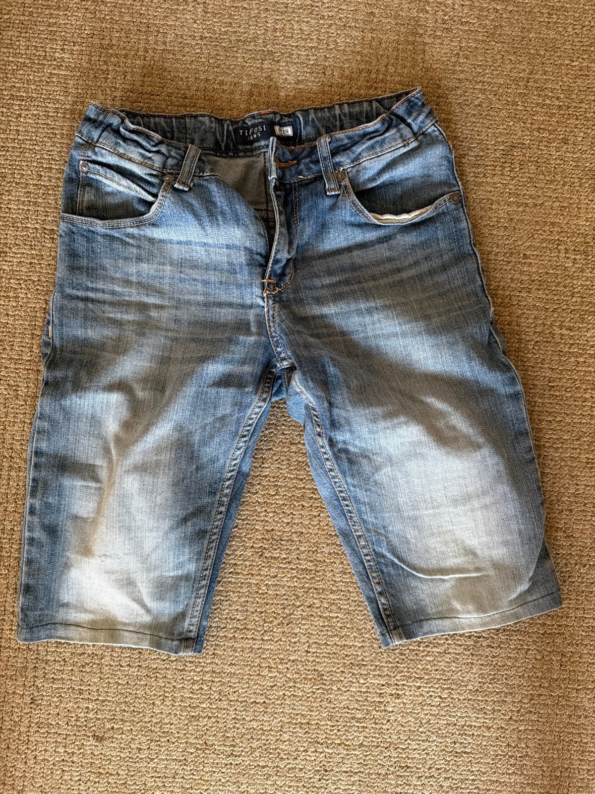Tiffosi Jeans korte broek maat 140, Ophalen of Verzenden, Gebruikt, Broek