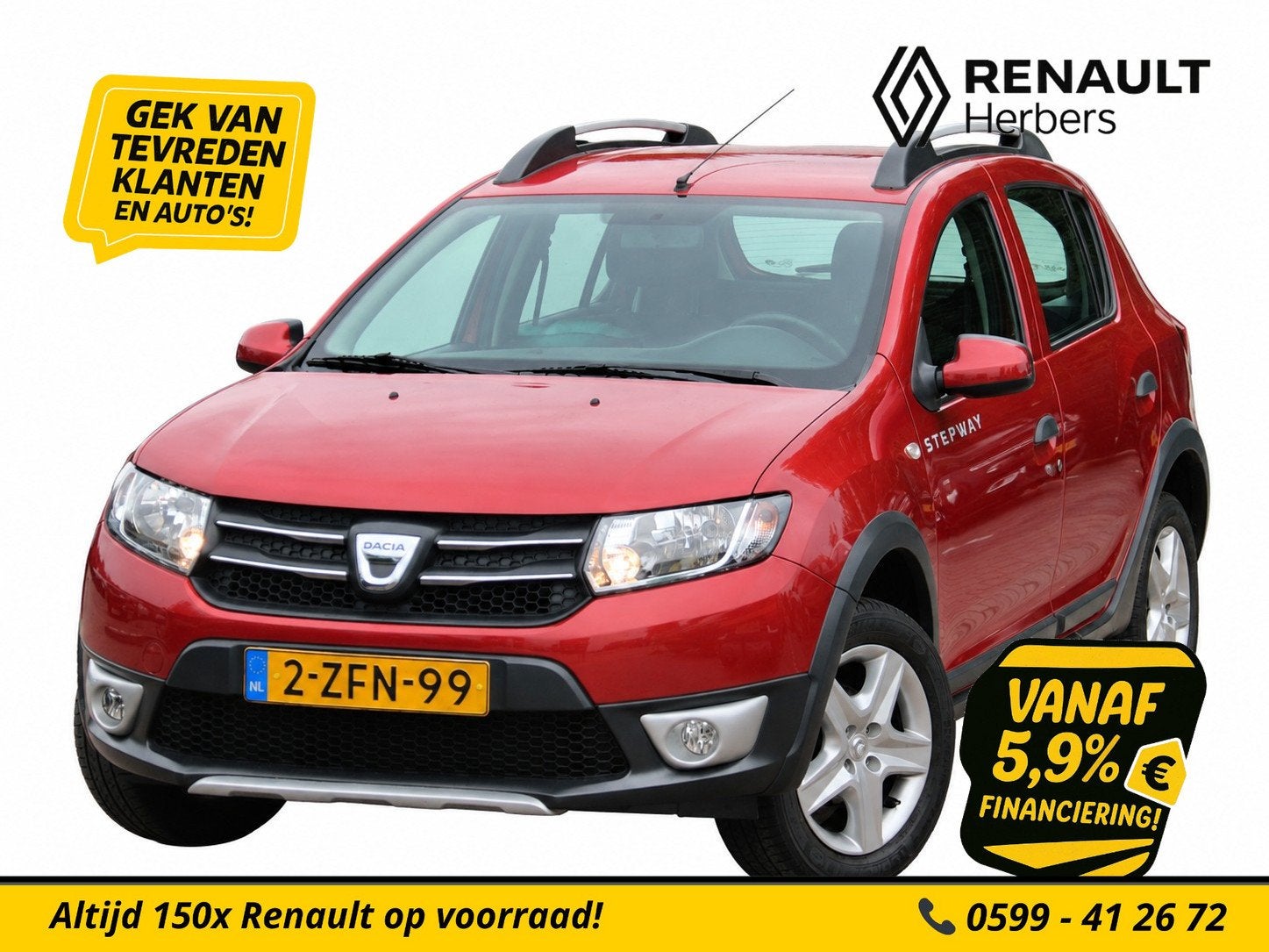 Dacia Sandero 0.9 TCe Stepway Lauréate NAVI / CRUISE / TREK