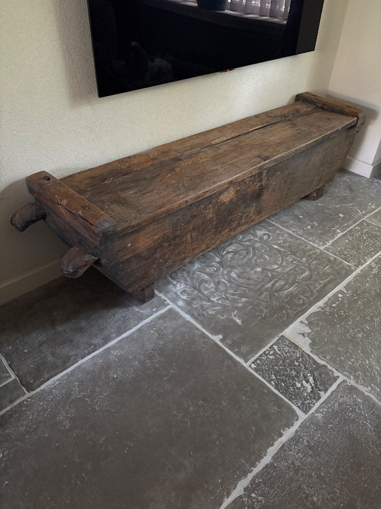 Unieke houten kist, Ophalen, Overige materialen, Minder dan 50 cm, Zo goed als nieuw