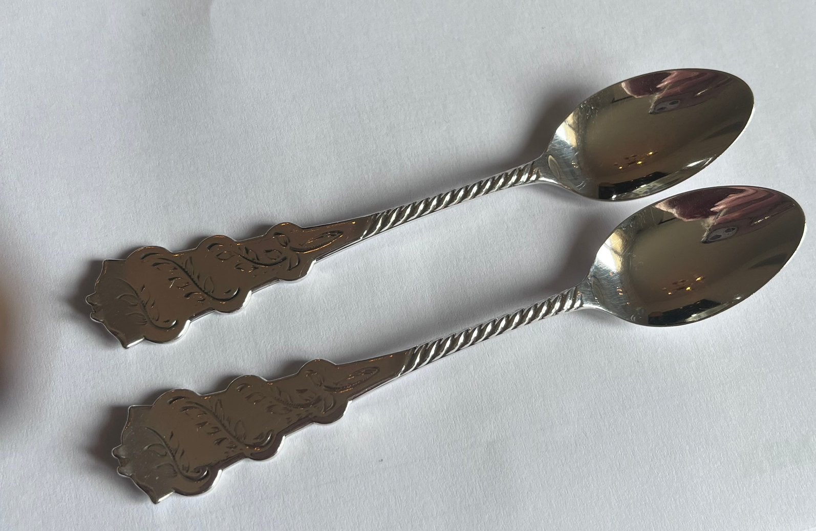 2 zwaar verzilverde 100 lepeltjes van DE 11,5 cm, Ophalen of Verzenden