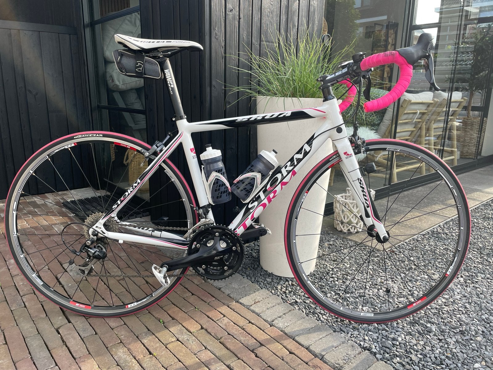 Storm racefiets - Aluminium frame, Shimano 105, 28 inch, Gebruikt, Velgrem, Aluminium