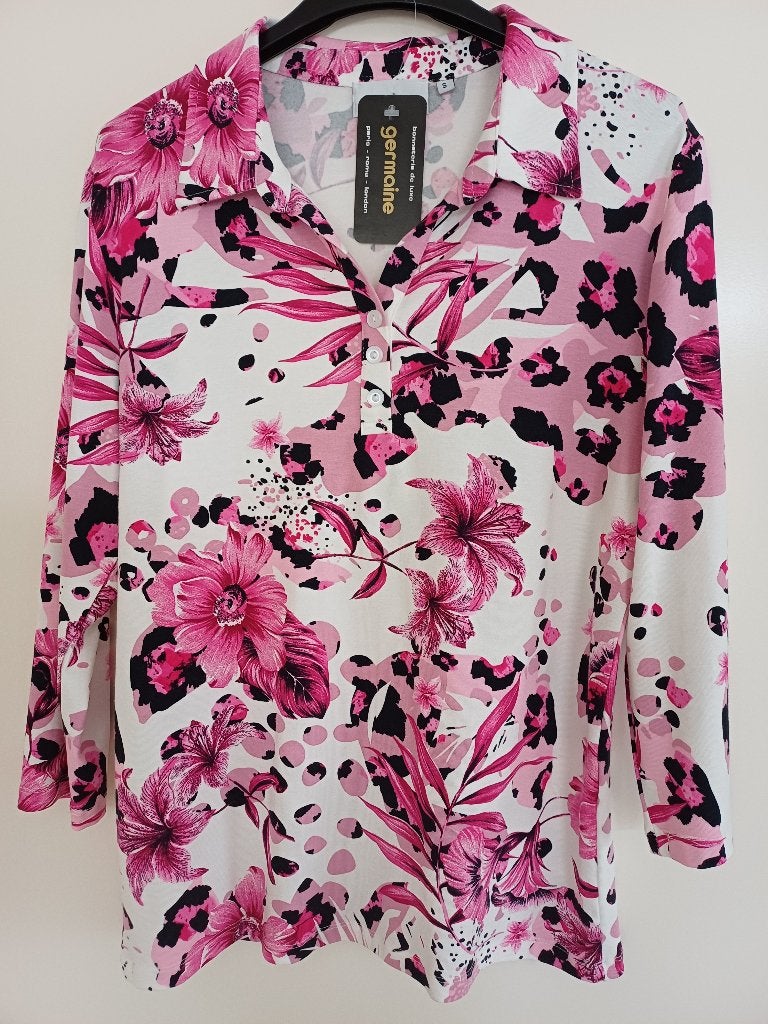 damespoloshirt, Kleding | Dames, Meerkleurig, Nieuw, Ophalen of Verzenden, Lange mouw
