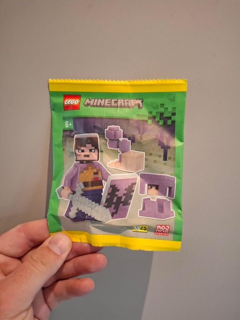 End Warrior with Shulker and Chorus Plant minecraft  paperba, Ophalen of Verzenden, Nieuw