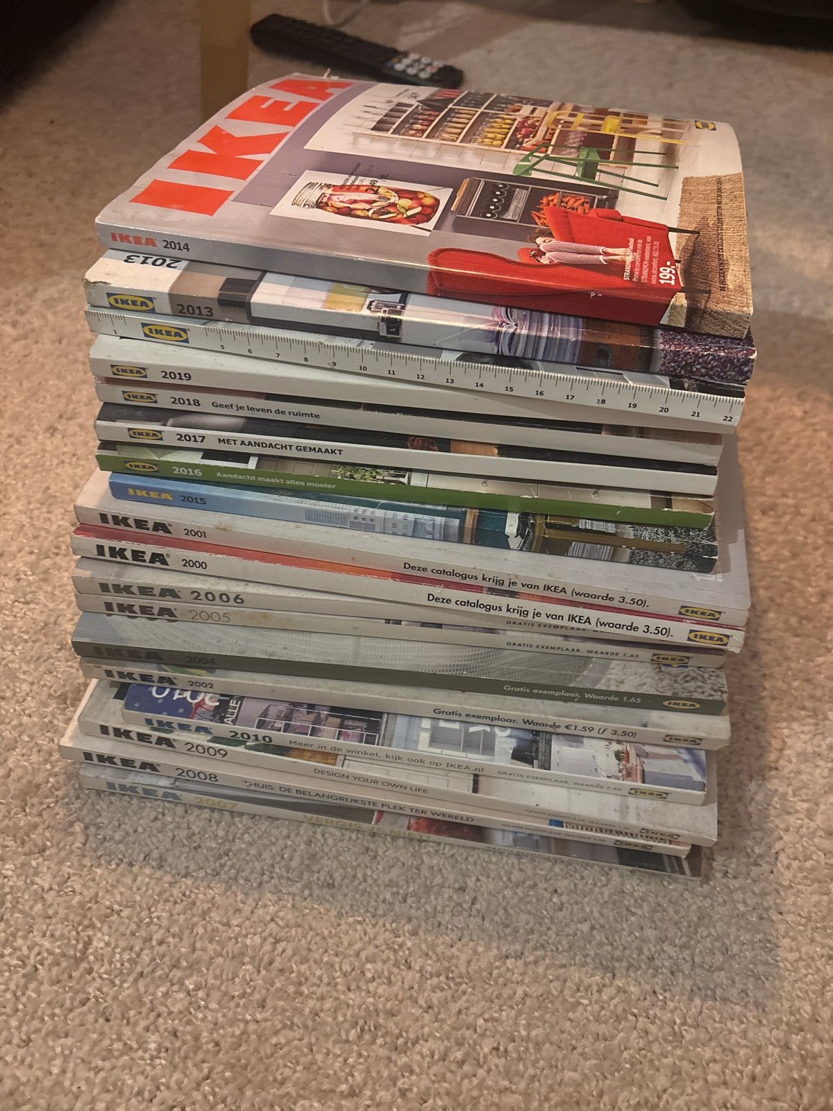 Grote collectie IKEA jaarboeken (2000-2019), Boeken, Ophalen of Verzenden, Zo goed als nieuw, Catalogus