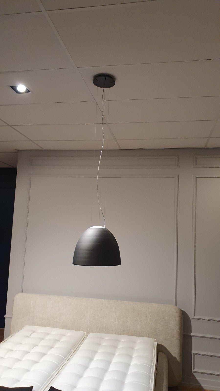 4x Artemide Nur Mini S Gro Hanglampen, Ophalen, Zo goed als nieuw, Metaal, Modern, Design