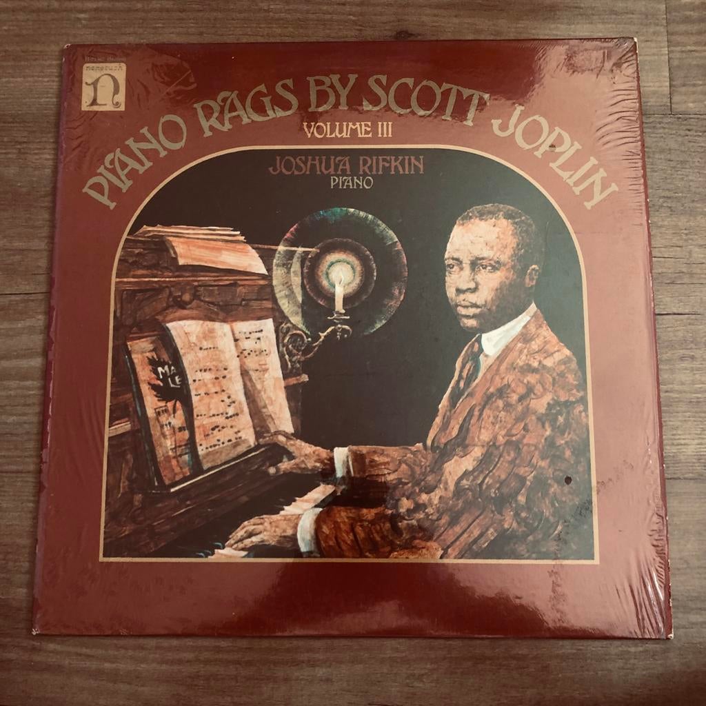 Joshua Rifkin - Piano Rags by Scott Joplin Vol. III LP, Ophalen of Verzenden, Zo goed als nieuw, 12 inch