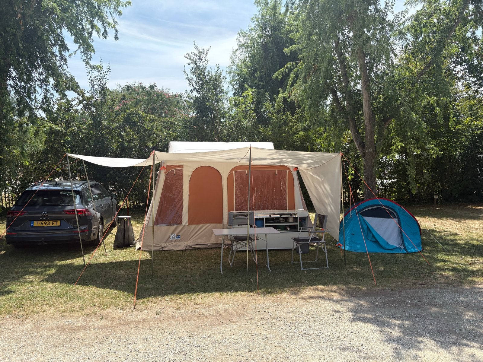 Jamet Jametic 4-persoons vouwwagen met 1-2-3 systeem, Caravans en Kamperen, Vouwwagens, Ophalen, Tot en met 4, Aanwezig, Jamet