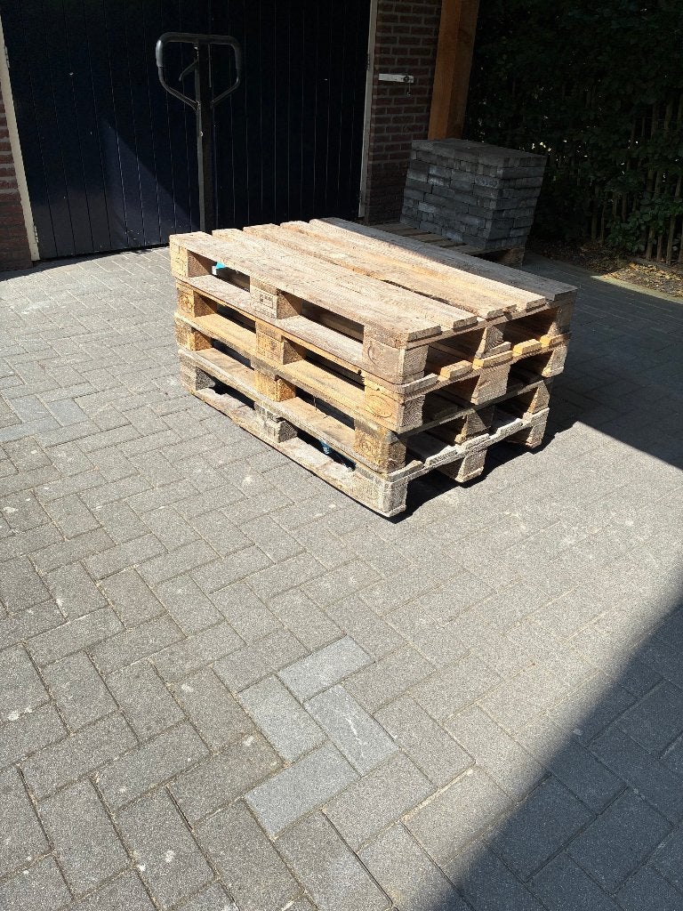 pallets, Doe-het-zelf en Verbouw, Hout en Planken, Ophalen, Gebruikt, 50 mm of meer, Pallet