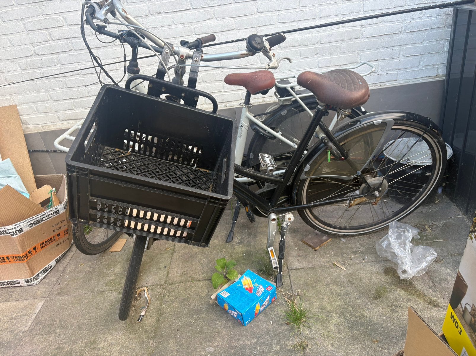 Fiets, Gebruikt, Goederen, Schijfrem, Ophalen