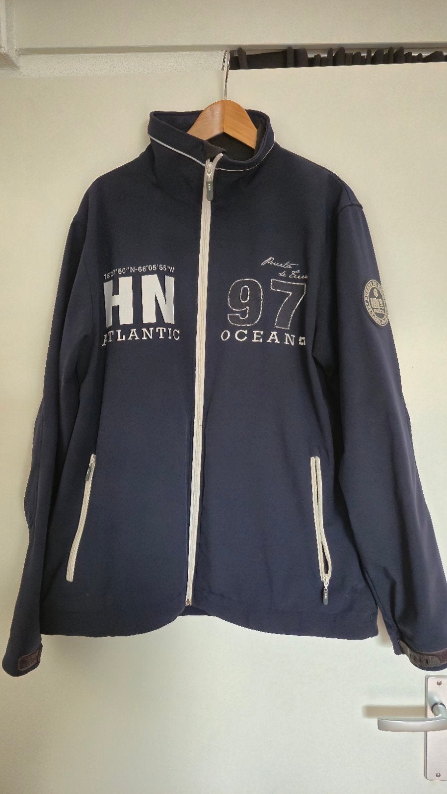 Donkerblauwe Human Nature zomerjas maat XL, Blauw, Maat 56/58 (XL), Ophalen of Verzenden, Zo goed als nieuw