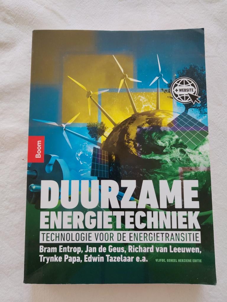 Duurzame Energietechniek - Technologie Energietransitie, Ophalen of Verzenden, Zo goed als nieuw, Bram Entrop, Jan de Geus, Richard van Leeuwen, Trynke Papa