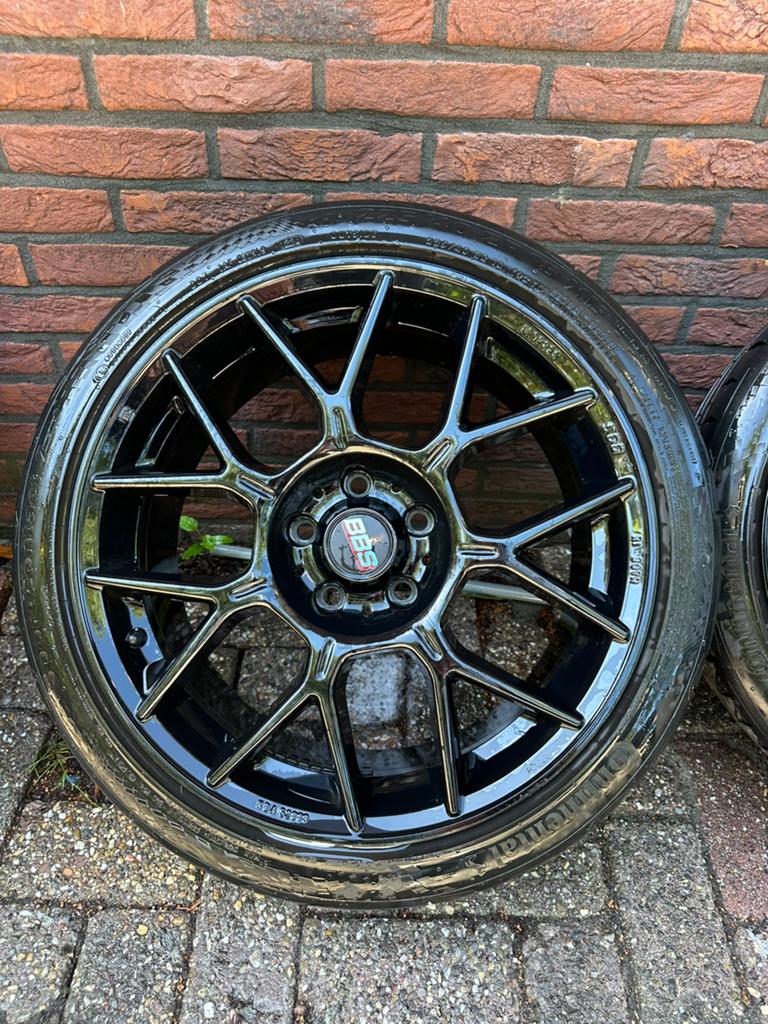 BBS XR 18 inch, nieuwe banden! Continental Sportcontact 7, Auto-onderdelen, Banden en Velgen, Ophalen, 18 inch, Gebruikt, Banden en Velgen