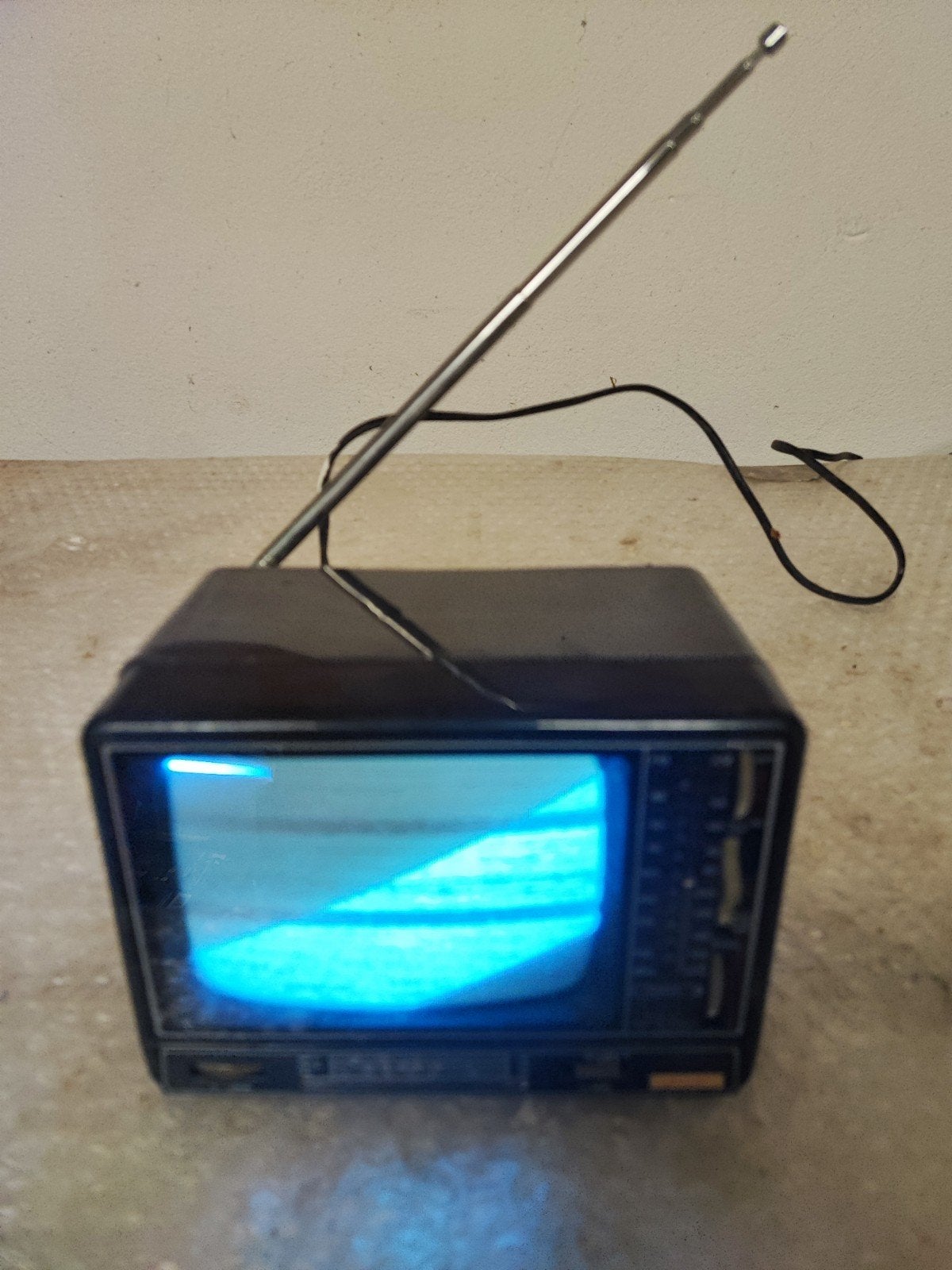Vintage NEMA Mini Z/W TV met AM/FM Radio - Model 3220, Ophalen of Verzenden, Gebruikt, Minder dan 40 cm, Overige merken