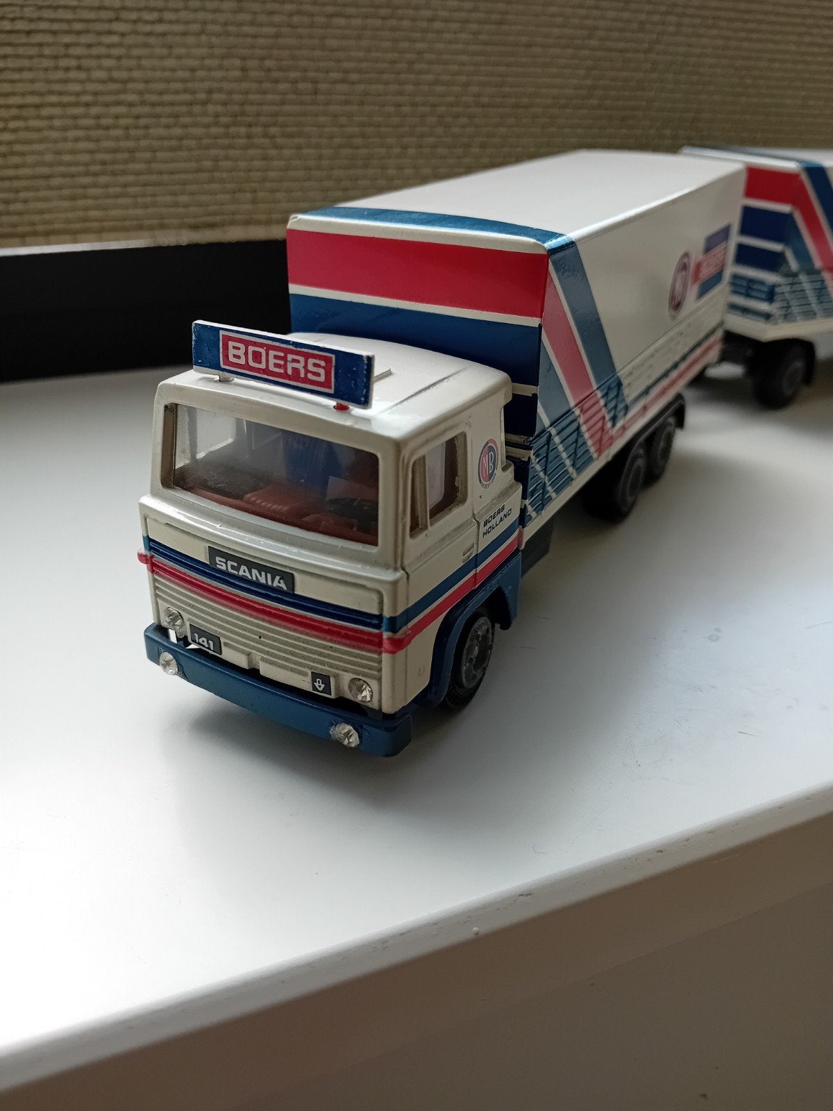 Scania 141 V8 Combi Boers Waddinxveen., Ophalen of Verzenden, Zo goed als nieuw, Bus of Vrachtwagen, Tekno