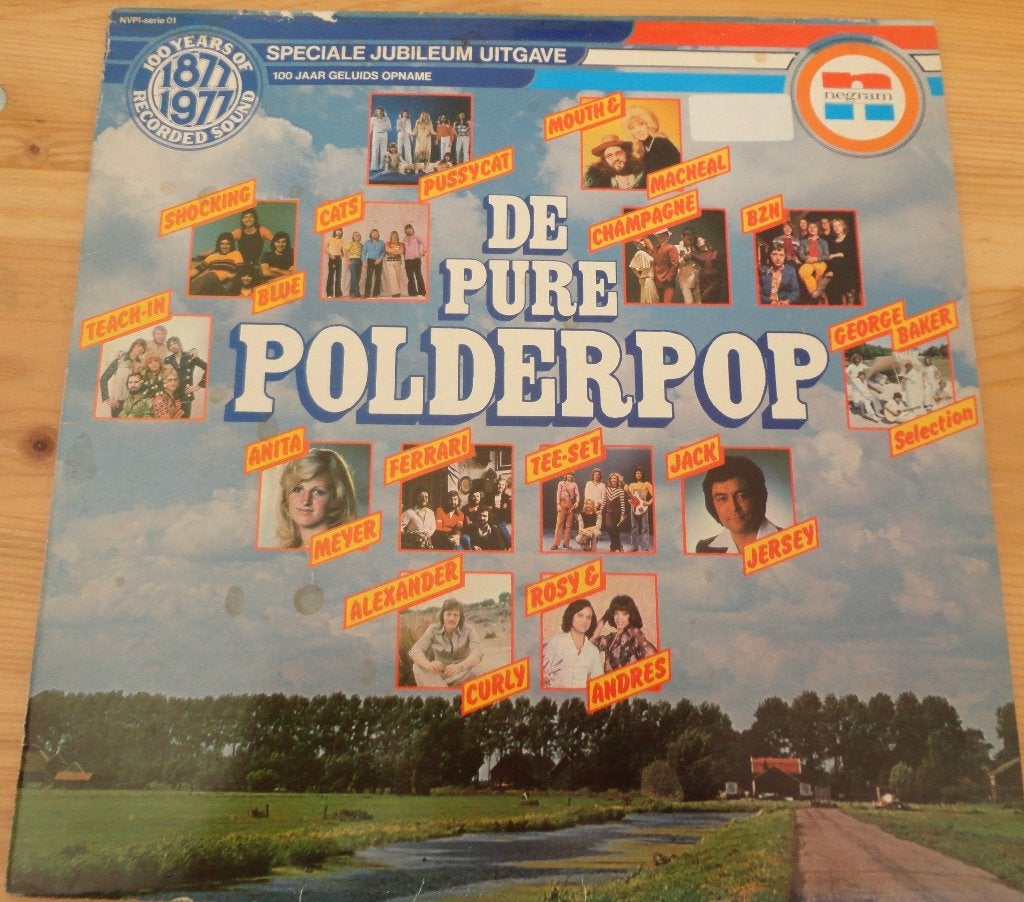 De Pure Polderpop ( LP), Cd's en Dvd's, LP, Gebruikt, Overige genres, Ophalen of Verzenden