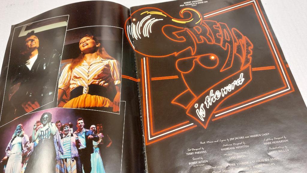Grease Is The Word PROGRAMMA 1997 Engeland Musical, Verzenden, Gebruikt, Boek, Tijdschrift of Artikel