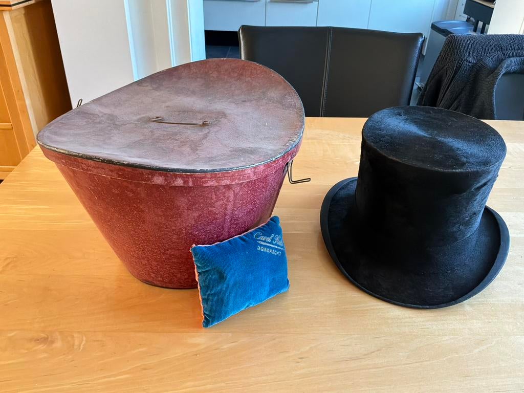 Antieke hoge hoed, Ophalen of Verzenden, Heren