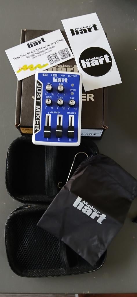 Maker Hart Just Mixer - Compacte Audio Mixer, Muziek en Instrumenten, Mengpanelen, Ophalen of Verzenden, Zo goed als nieuw, Minder dan 5 kanalen