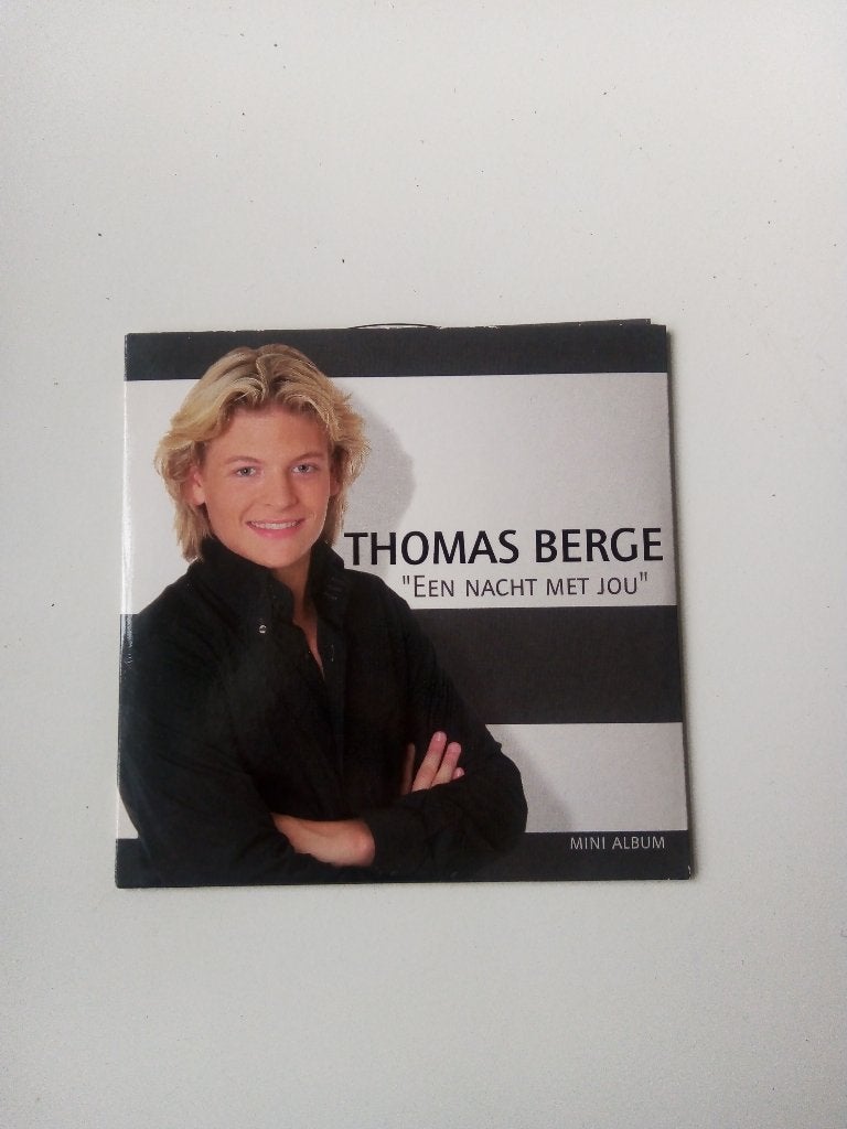 original cd single- thomas berge- een nacht met jou *2007*, Ophalen of Verzenden, Zo goed als nieuw, Inclusief doosje, Nederlandstalig
