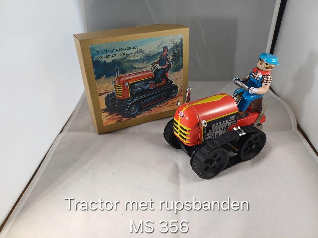 Blikken speelgoed tractor, Ophalen of Verzenden