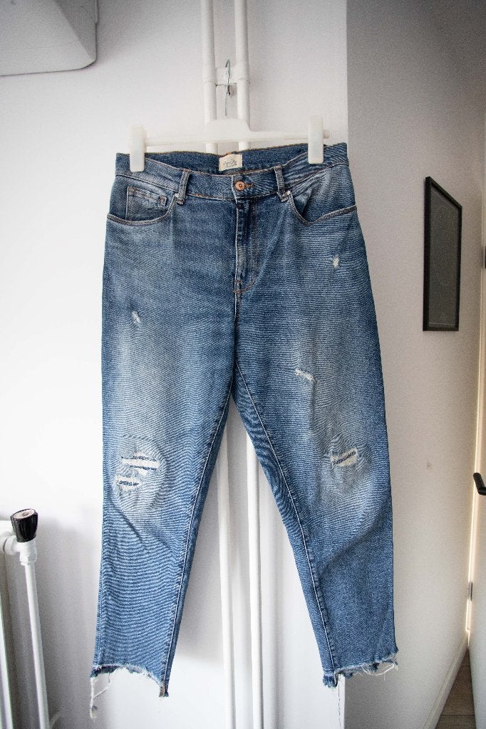 Mom jeans spijkerbroek Cup of Joe maat 29, Cup of Joe, Blauw, Ophalen of Verzenden, Zo goed als nieuw