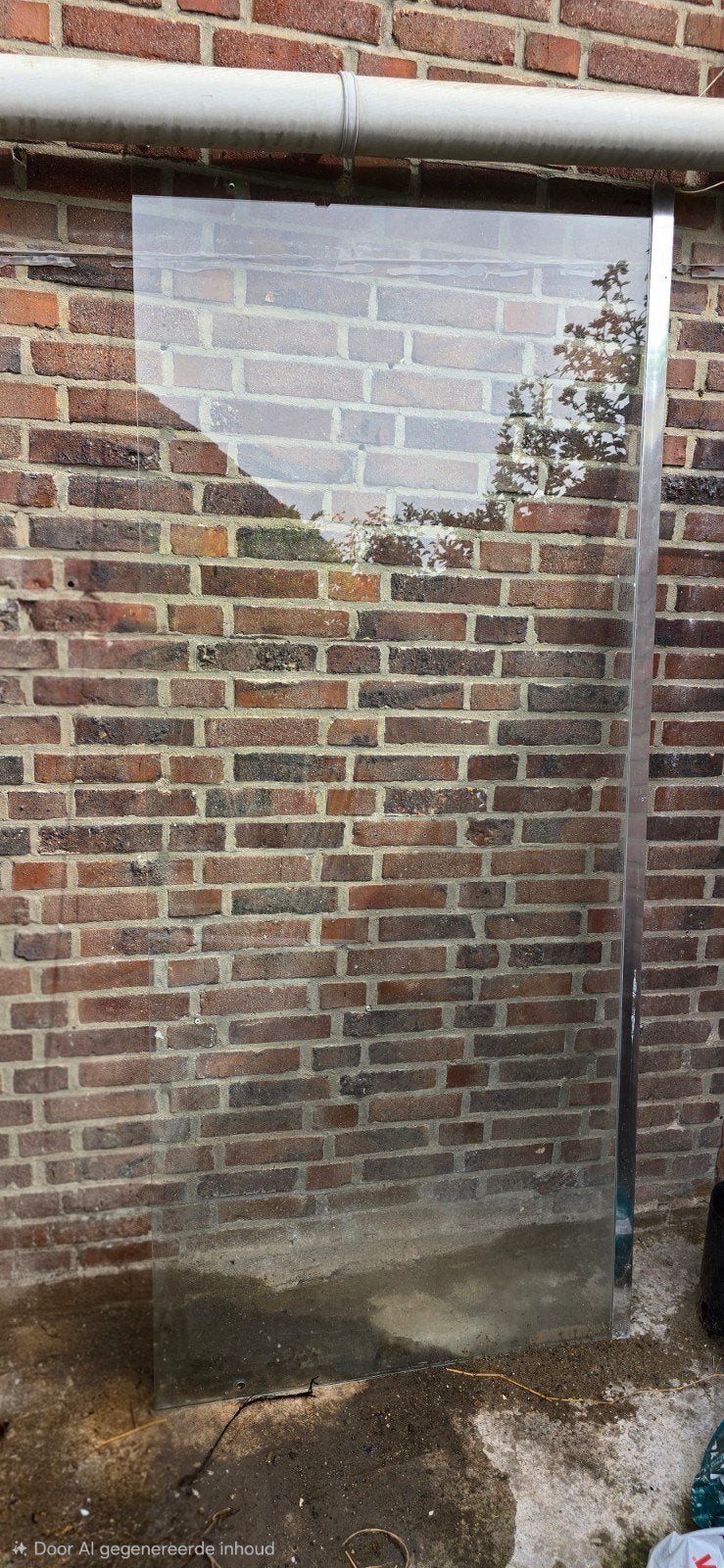 Douchewand 210x90, Ophalen, Gebruikt, 80 tot 120 cm, 160 cm of meer