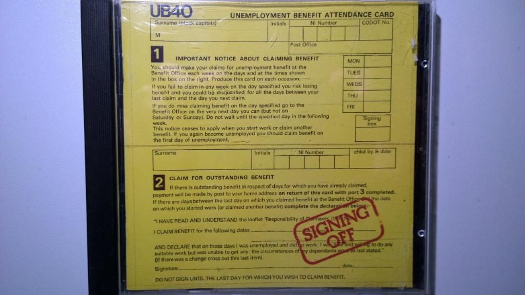 UB40 - Signing Off, Cd's en Dvd's, Cd's | Reggae en Ska, Zo goed als nieuw, Ophalen of Verzenden