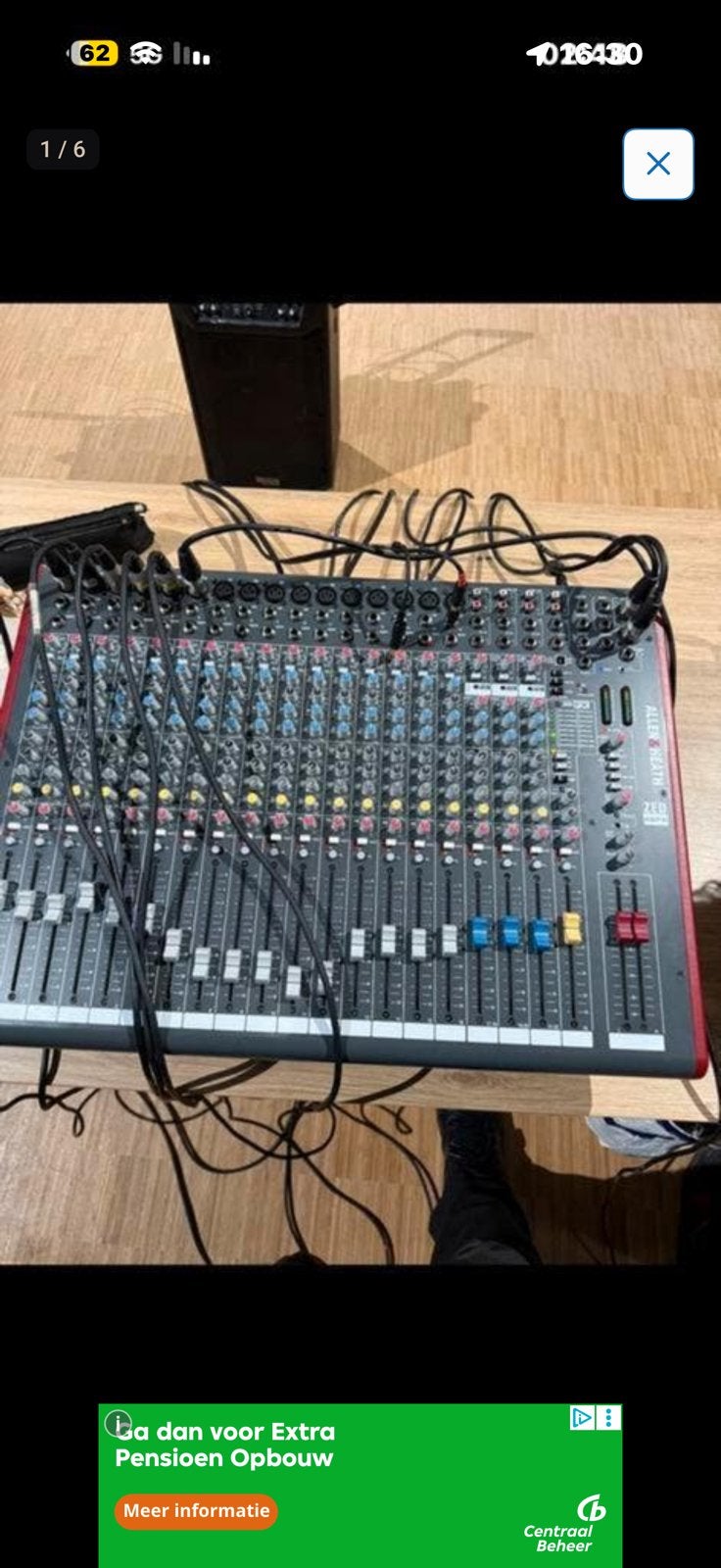 Mengpaneel en mixer Alleen & Heath ZED 22 FX USb, Muziek en Instrumenten, Mengpanelen, Ophalen of Verzenden, Zo goed als nieuw