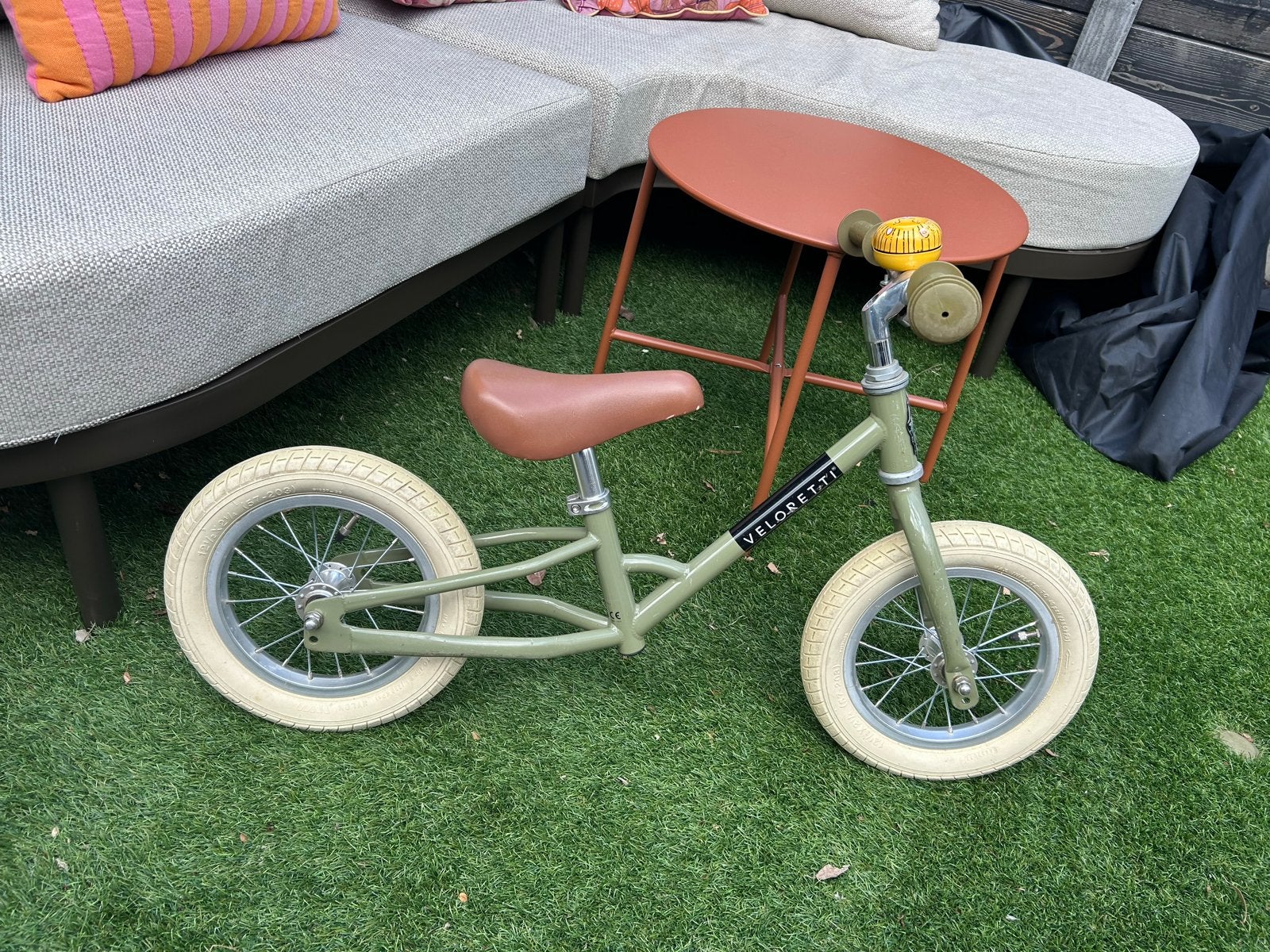 Veloretti loopfiets groen - Gebruikt, Fietsen en Brommers, Fietsen | Kinderfietsjes, Ophalen, Gebruikt, Minder dan 16 inch