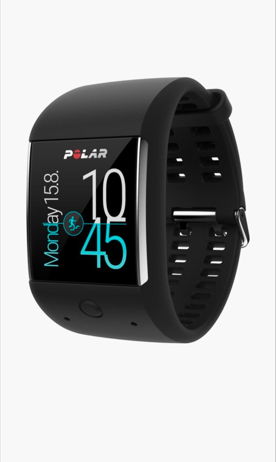 Polar M600 Sport Smartwatch met GPS en Hartslagmeter, Zwart, Ophalen of Verzenden, Zo goed als nieuw, Waterdicht