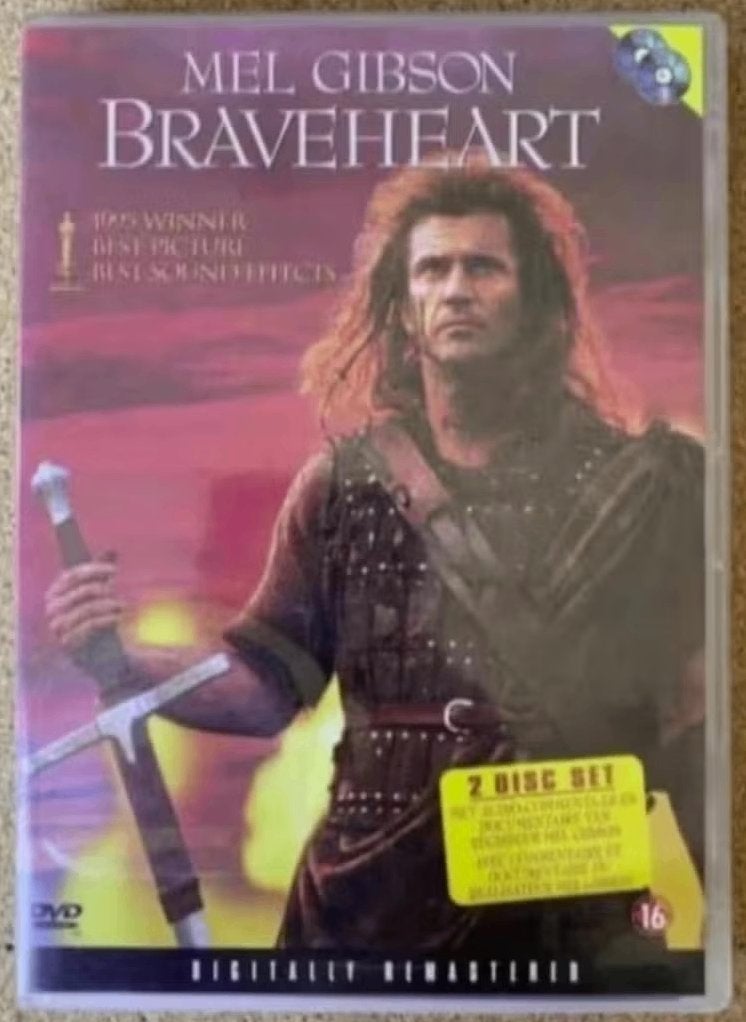 2-DVD Braveheart met Mel Gibson; audio-commentaar regisseur, Vanaf 16 jaar, Ophalen of Verzenden, Zo goed als nieuw, Boxset