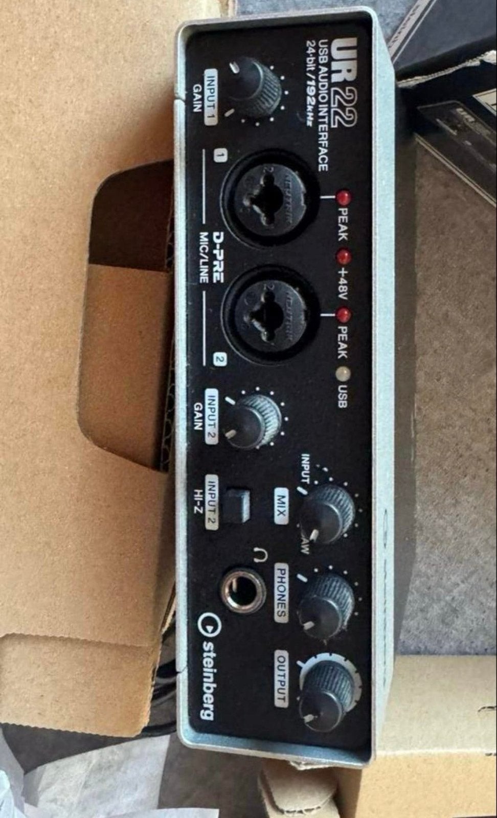 Steinberg UR22 USB Audio Interface -l, Ophalen, Gebruikt