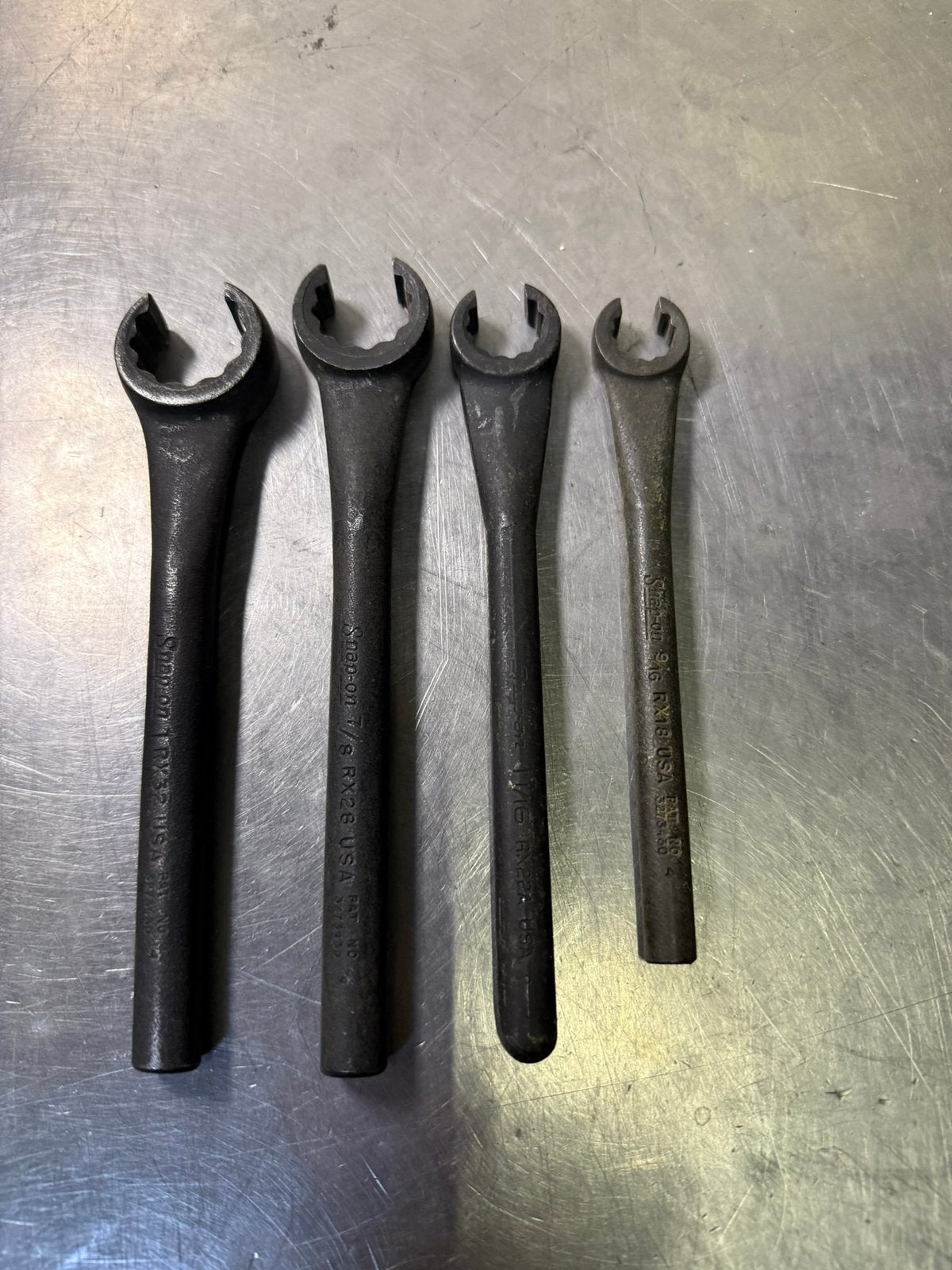 Snap on open ringsleutels set inch maten, Auto diversen, Autogereedschap, Ophalen of Verzenden, Zo goed als nieuw