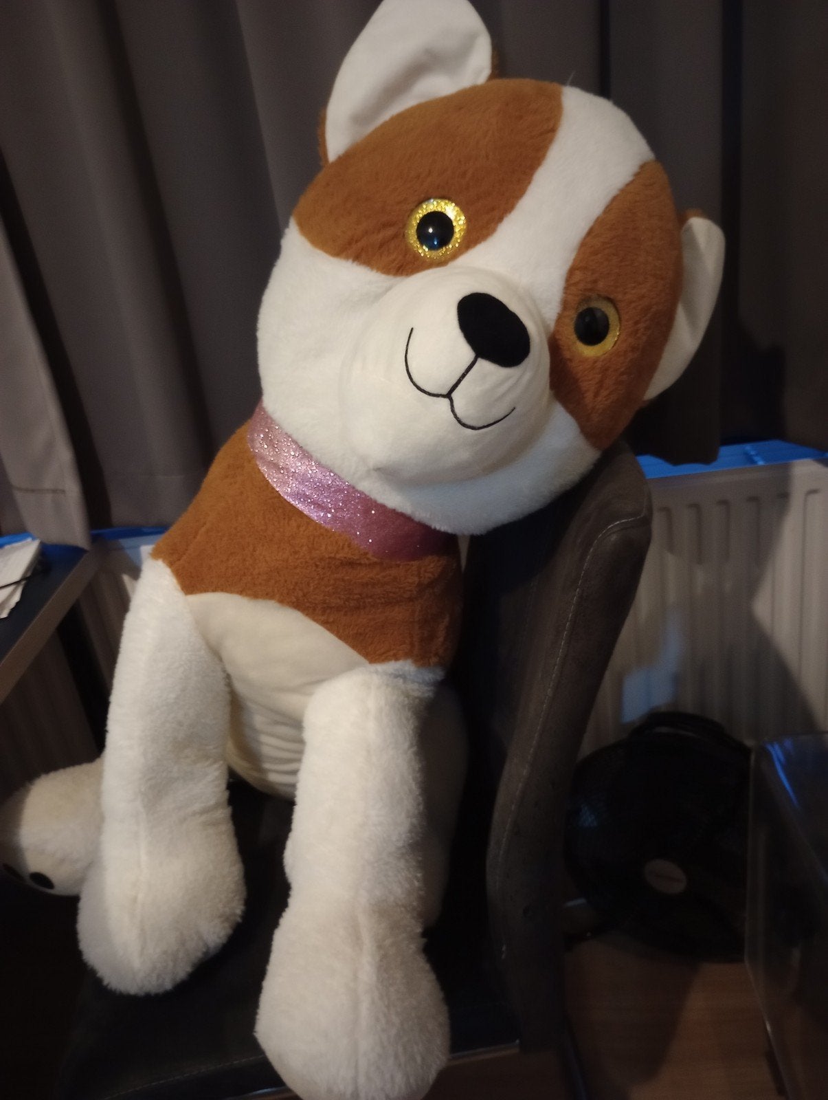 Grote knuffel - hondenknuffel 82cm, Ophalen, Gebruikt, Overige merken, Overige karakters