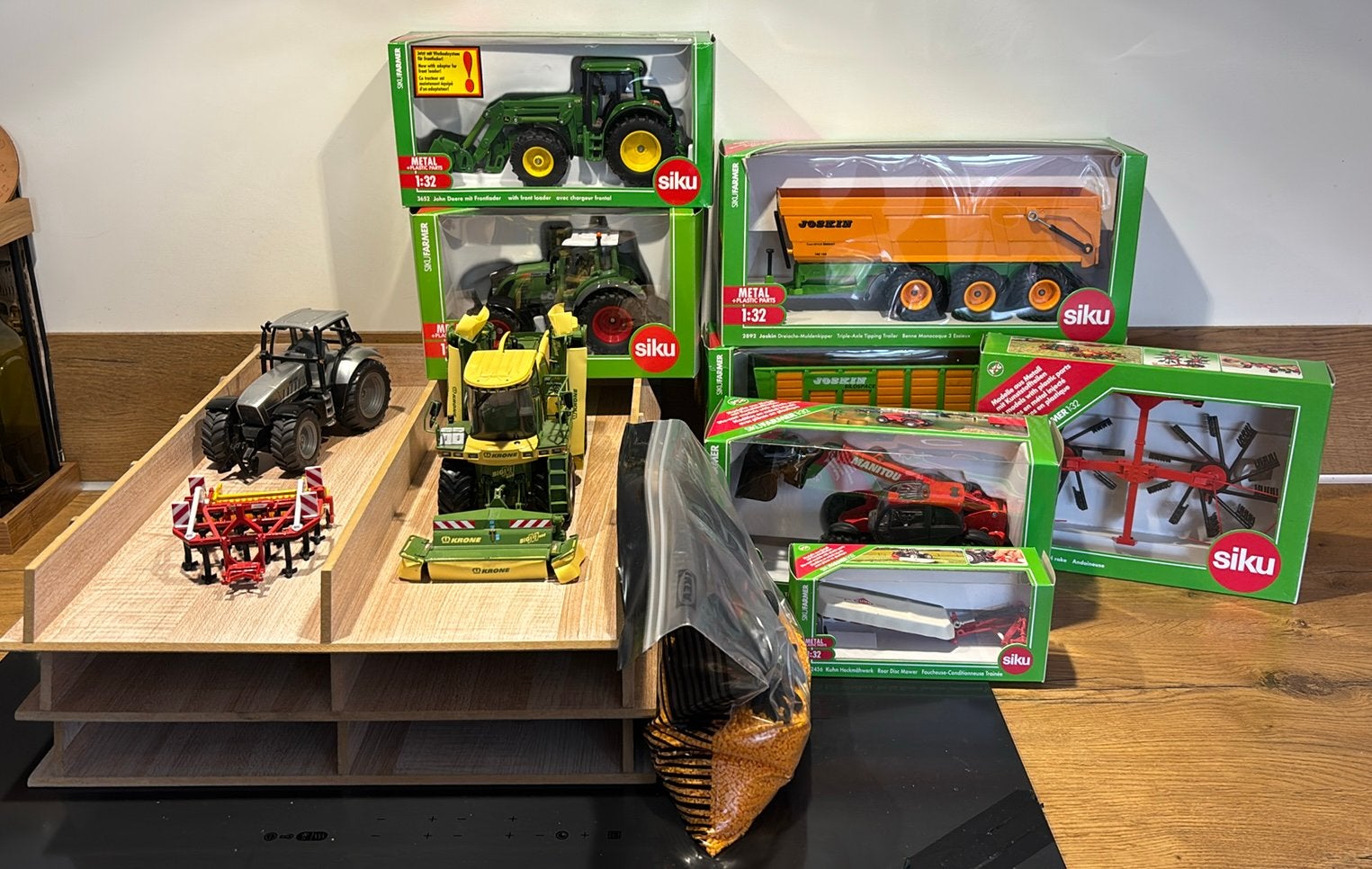 Grote partij Siku 1:32 landbouwvoertuigen, Ophalen, Zo goed als nieuw, Tractor of Landbouw, SIKU