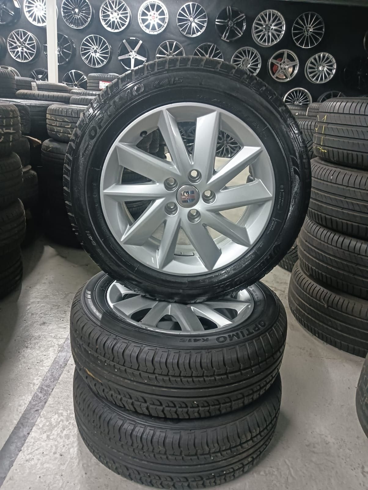 Seat Ibiza lichtmetaal velgen 15"inch 5x100 6048, Auto-onderdelen, Gebruikt, 15 inch, -, -