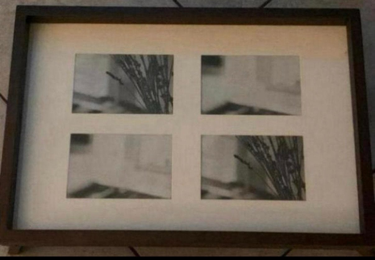 Nieuw Bedtafeltje met glasplaat voor foto's - In doos, Ophalen, Nieuw, Glas