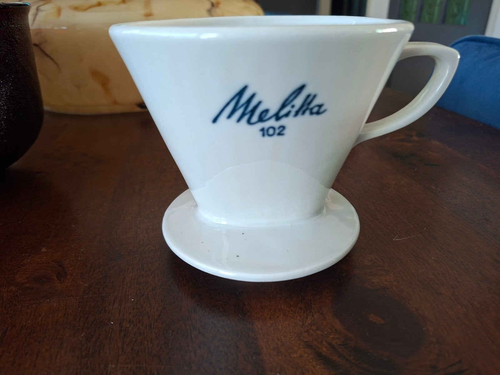 Vintage Melitta 102 Porseleinen Koffiefilter gaaf €25, Ophalen of Verzenden
