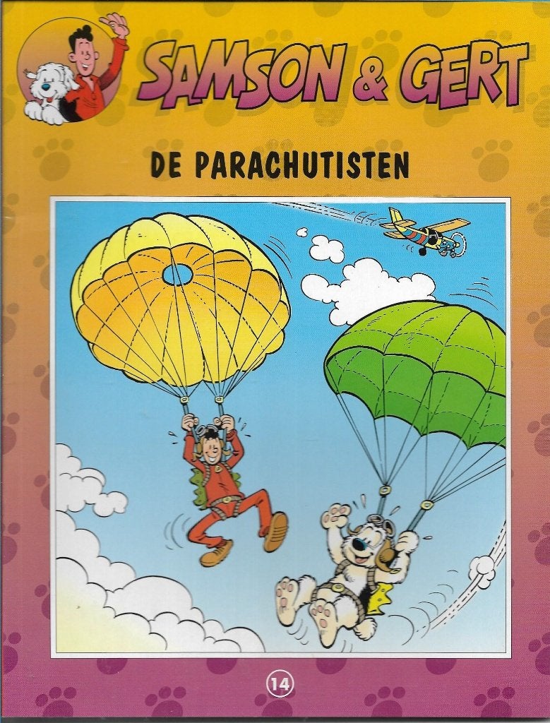 Samson en Gert - De parachutisten, Boeken, Eén stripboek, Ophalen of Verzenden, Gelezen
