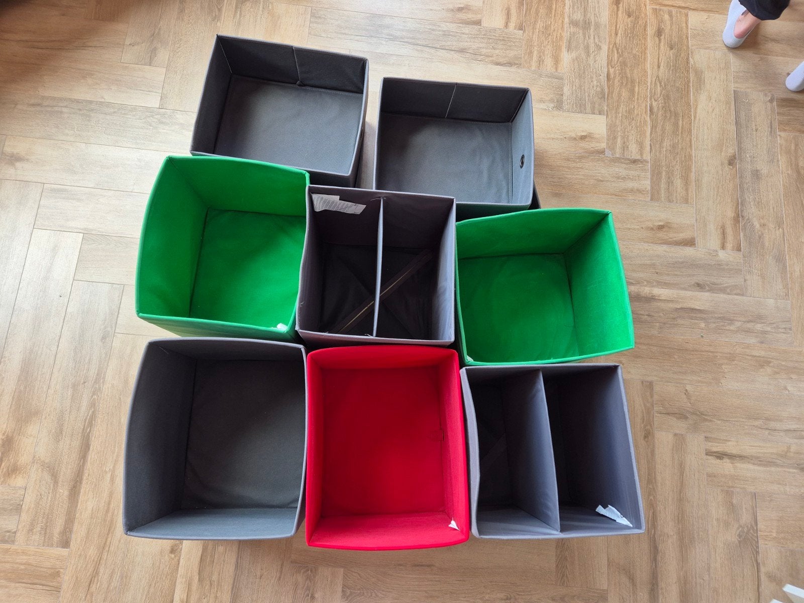 IKEA Opbergboxen - Diverse kleuren en maten, Ophalen, Zo goed als nieuw, Meerkleurig, Textiel