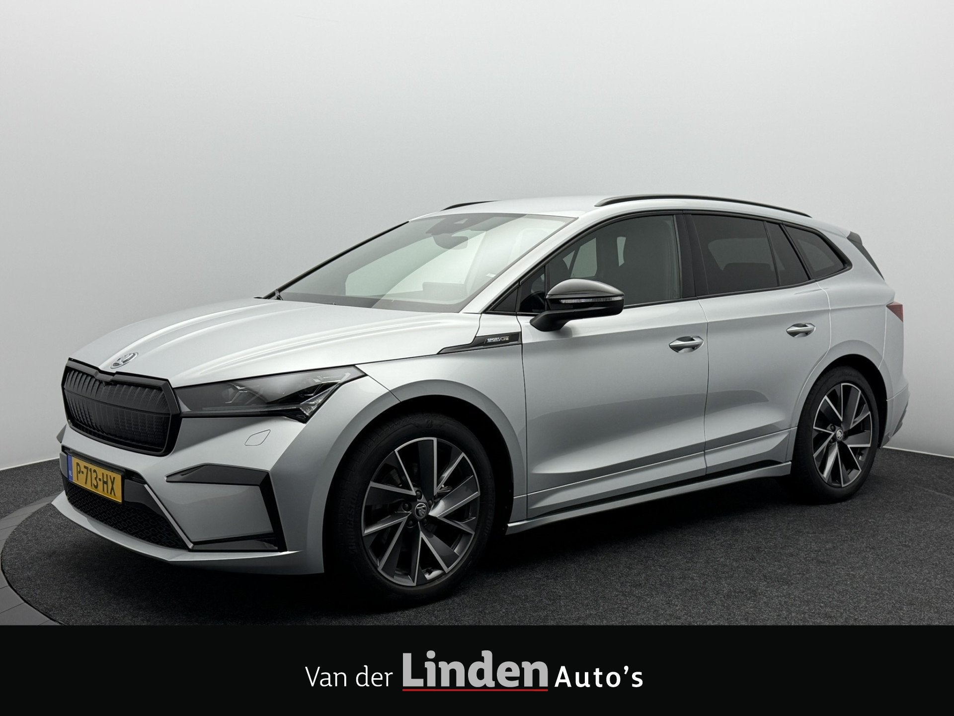Skoda Enyaq iV 60 Sportline SOH 94,2% | Matrix Led | Stoel/S, Auto's, Dealer onderhouden, Gebruikt, 110 €/maand, 179 pk