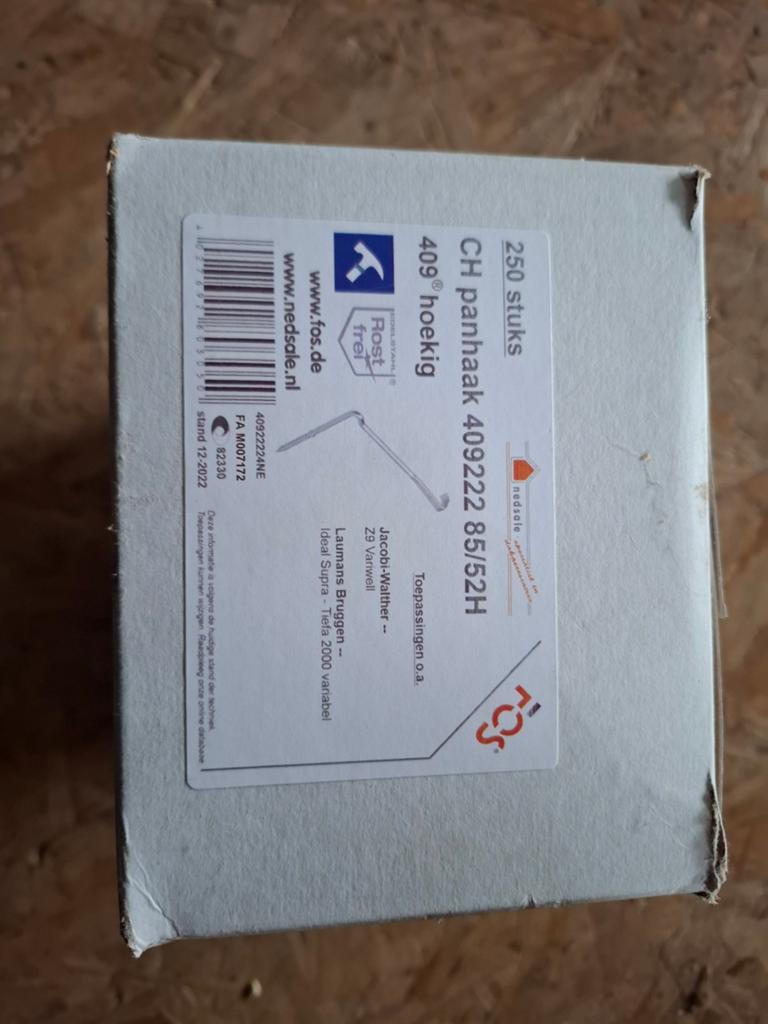 FOS CH Panhaken panhaak - 200x, Zwart, Nieuw, Ophalen of Verzenden, Minder dan 5 m²