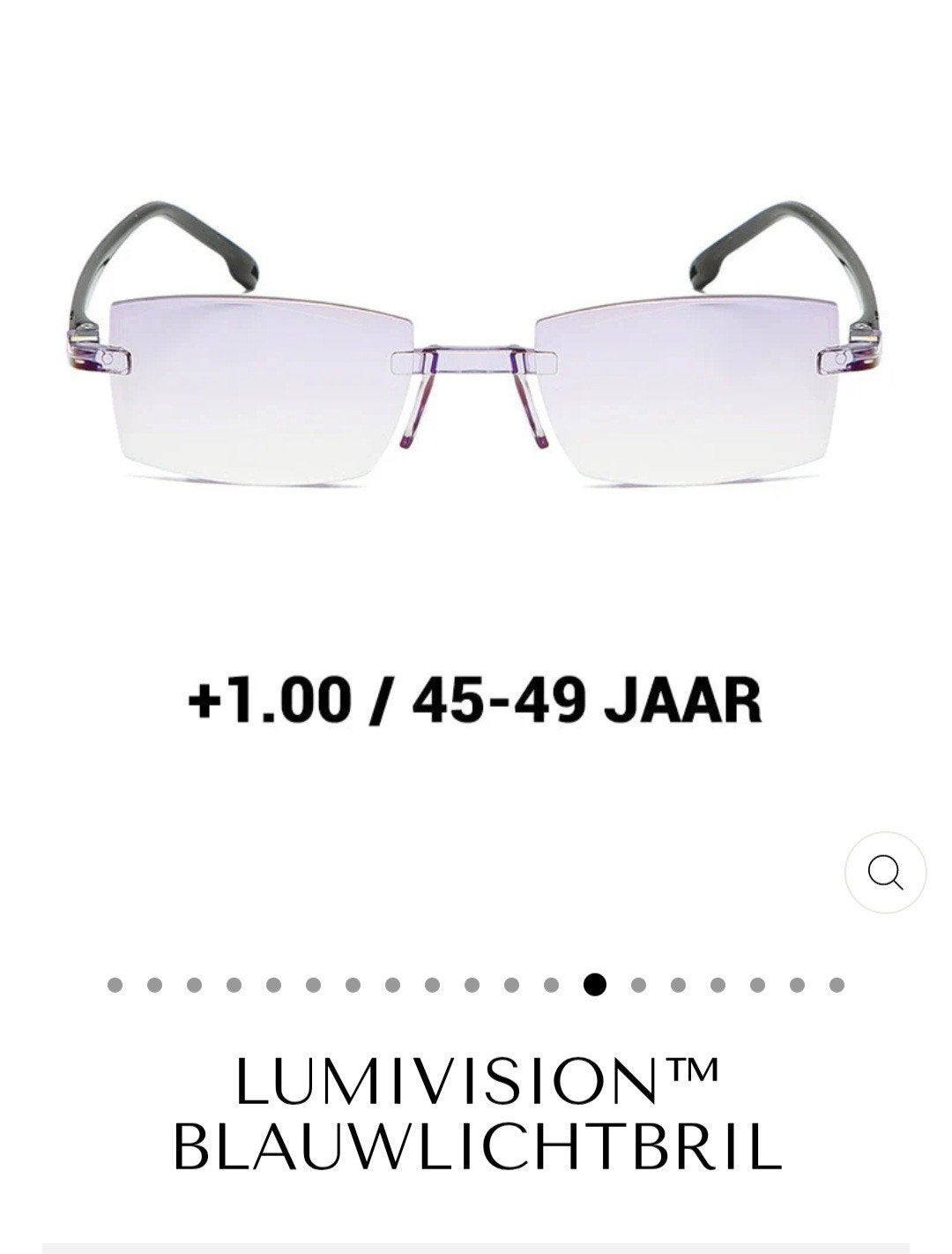 Bril op sterkte +1,00, Ophalen of Verzenden, Nieuw, Bril, Overige merken
