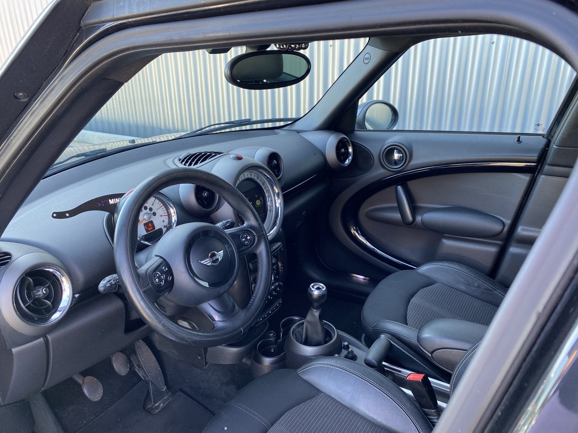 MINI Countryman 1.6 Cooper Chili 167Dkm.NAP, Leer/Stof, Navi, Voorwielaandrijving, Euro 5, Gebruikt, Zwart