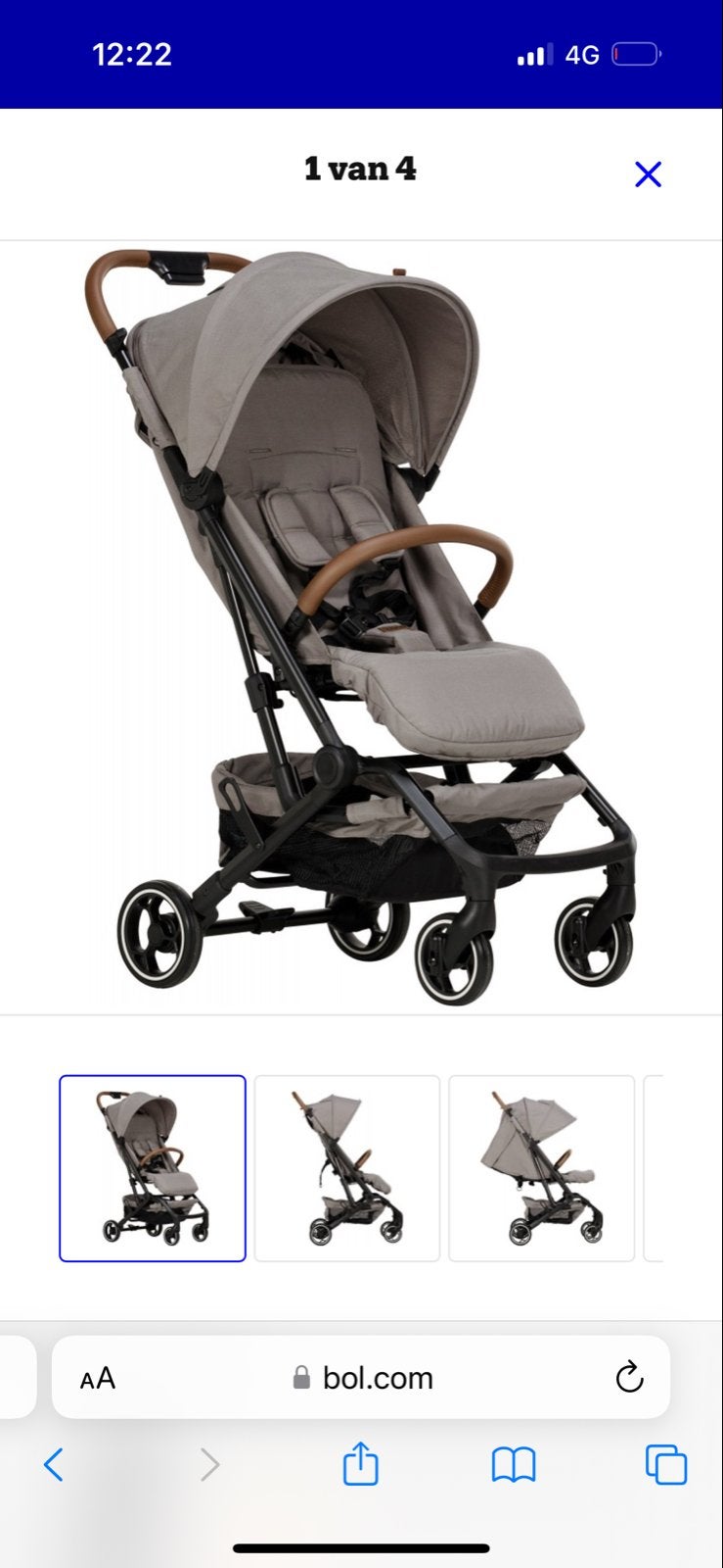 Qute Buggy zonder beugel, Ophalen, Gebruikt, Overige merken, Verstelbare rugleuning
