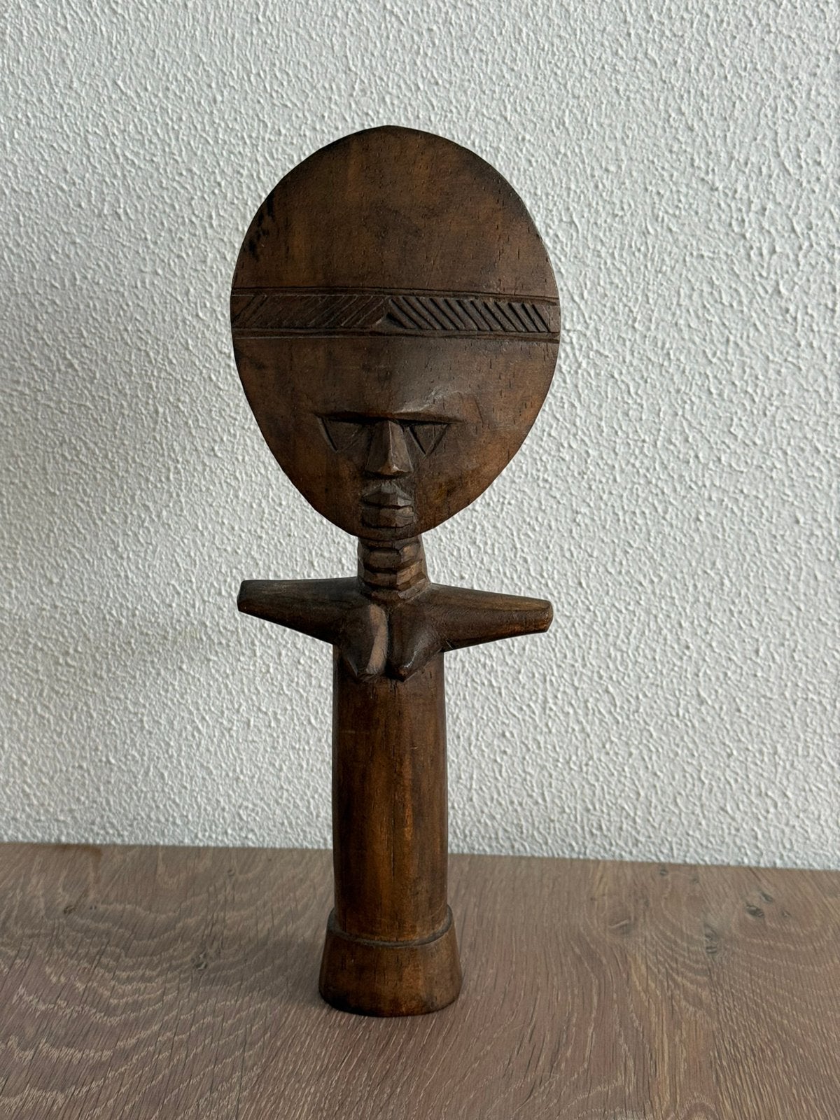 Ashanti Akuaba houtsnijwerk pop, Overige onderwerpen, Houtsnijwerk, Ophalen of Verzenden, 20 - 50 cm